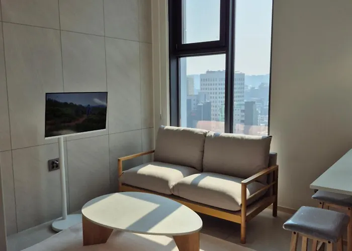 Center Of Seoul, Newly Built High Floor House With View